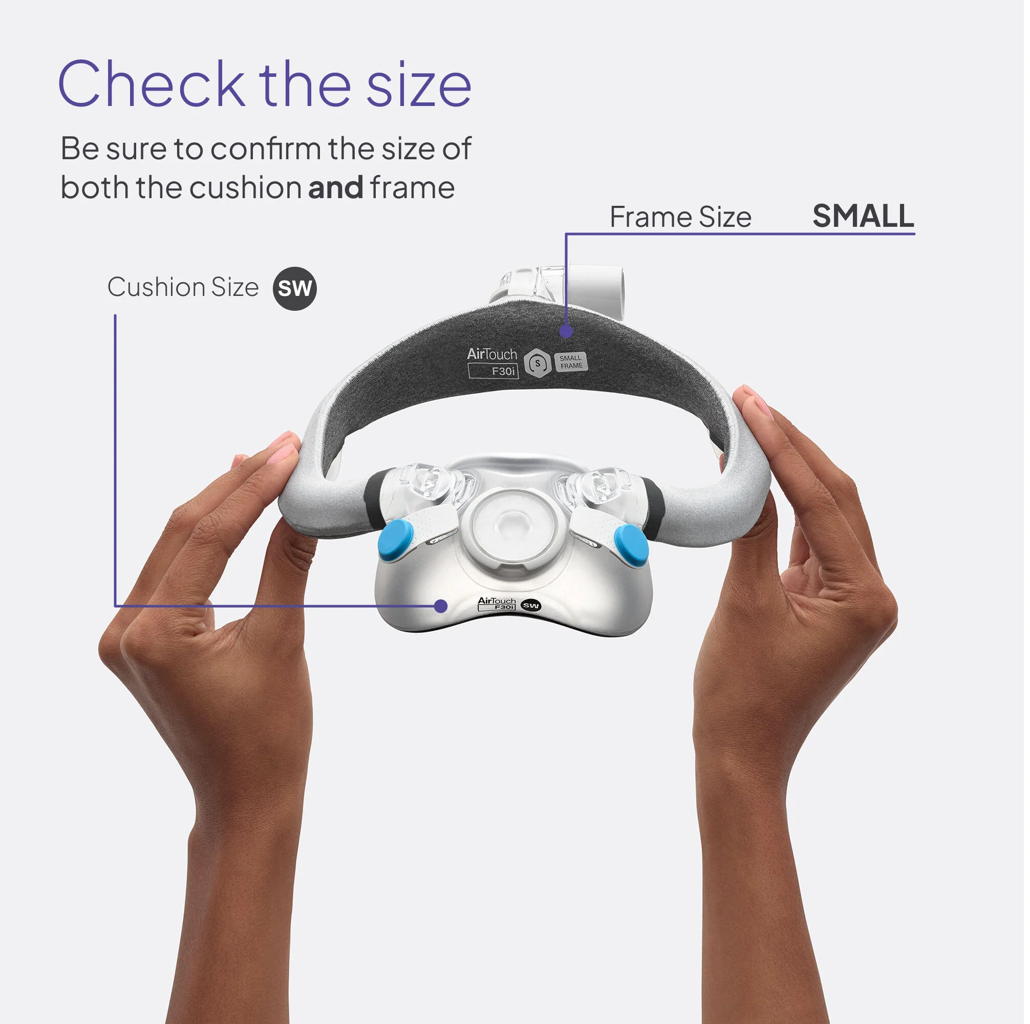 AirTouch™ F30i Comfort Frame System Without Headgear - Image 4